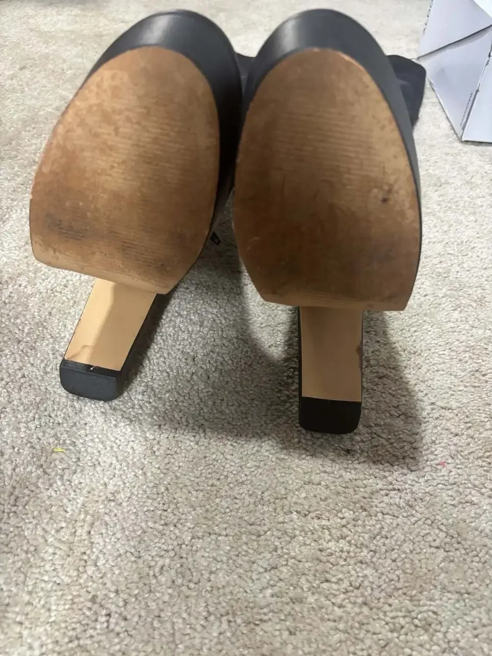 ALDO Astelawan Black Over-The-Knee Platform Block Heel Boots